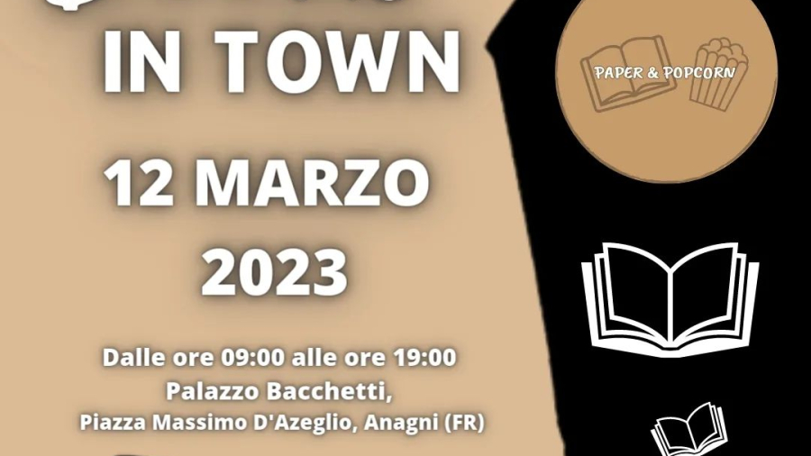 Books In Town 12 marzo 2023 - Locandina