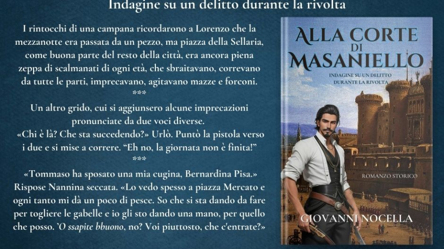 Promozione del romanzo storico Alla Corte di Masaniello