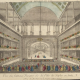 Teatro s. Bartolomeo - Napoli - Litografia d'epoca