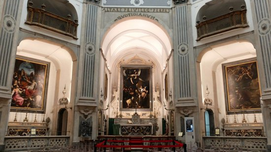 Napoli - Chiesa della Madonna della Misericordia - foto dell'altare