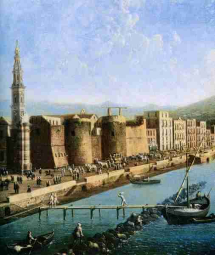 Antonio Joli (1700-1777) - Napoli - Dal Carmine al Borgo Loreto