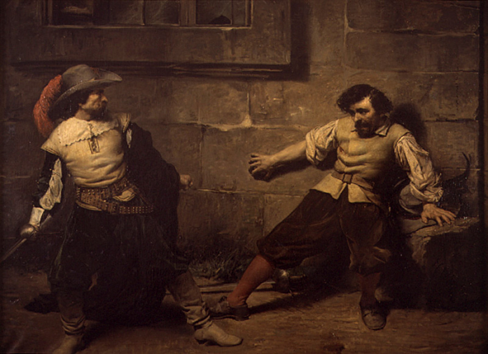 Francisco Domingo Marques Un lance en el siglo XVII - quadro
