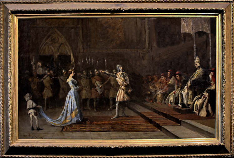 La Regina Giovanna davanti a papa Clemente VI - Emile Lagier