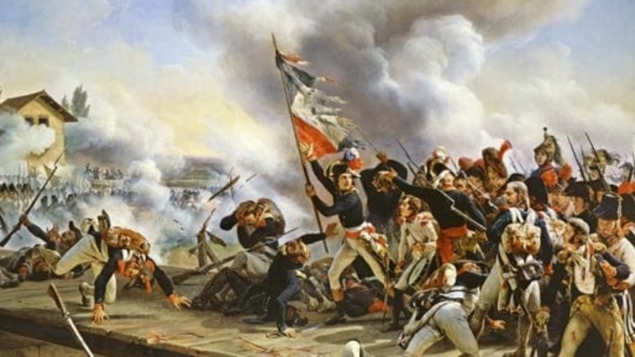 Vernet - Battaglia al ponte di Arcole - quadro