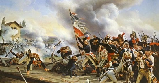 Vernet - Battaglia al ponte di Arcole - quadro