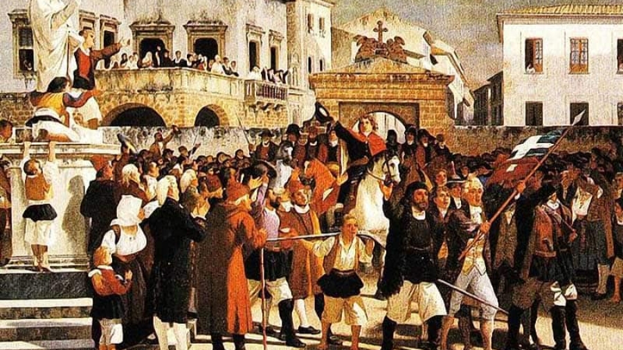 Napoli - Abolizione della feudalità - quadro