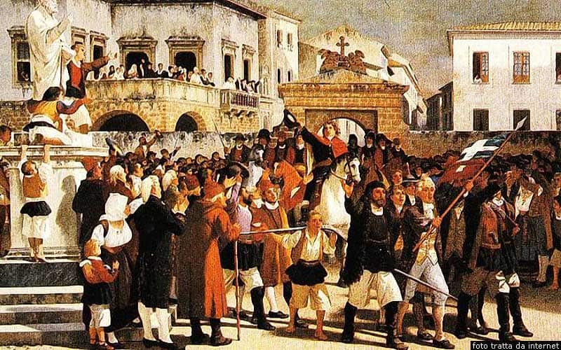 Napoli - Abolizione della feudalità - quadro
